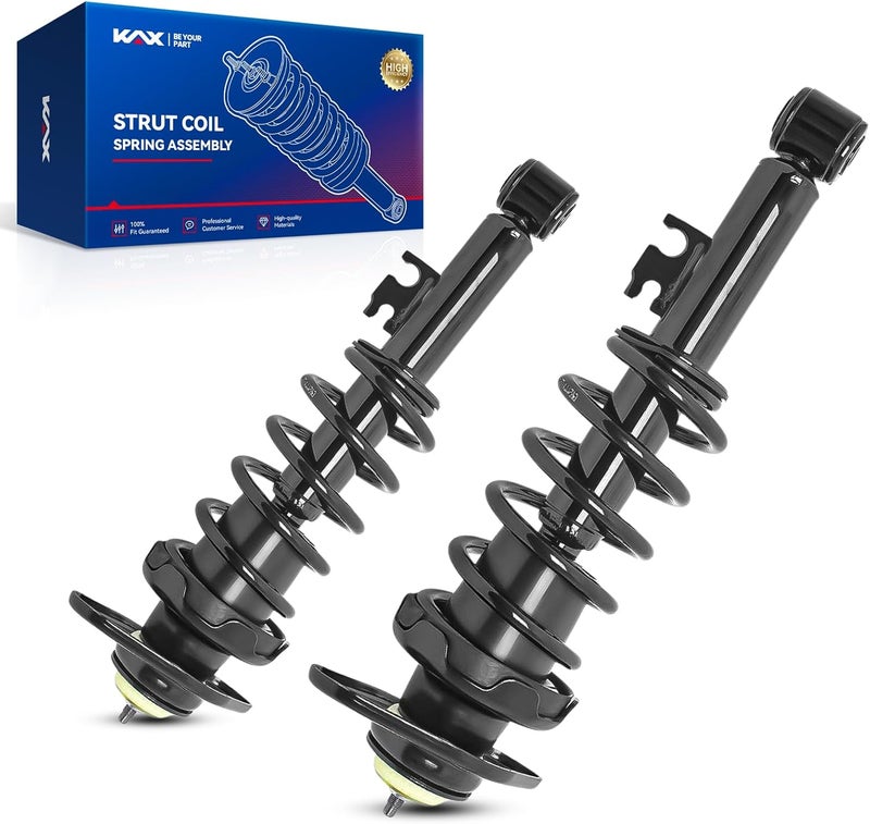 KAX Rear Quick Struts for Cooper 2002 2003 2004 2005 2006 2007 2008 Rear Shocks Complete Struts Assembly with Coil Spring Set of 2, Replace 171112L 171112R - Image 1